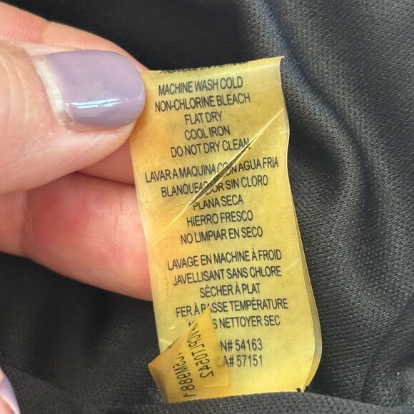 Vince Camuto Gold Sequin Cowl‎ Neck Sleeveless Cocktail Sheath Dress - Size 12 - Picture 10 of 11